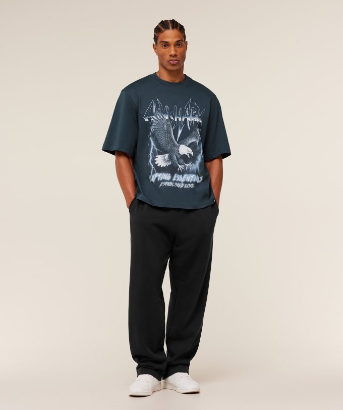 Eagle Band Style Graphic T-Shirt