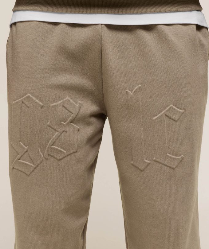 Embossed Straight Leg Joggers