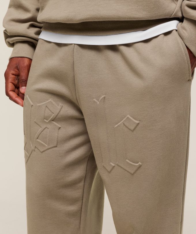 Embossed Straight Leg Joggers