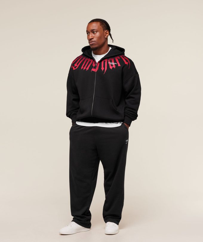 Fade Graphic Zip Up Hoodie
