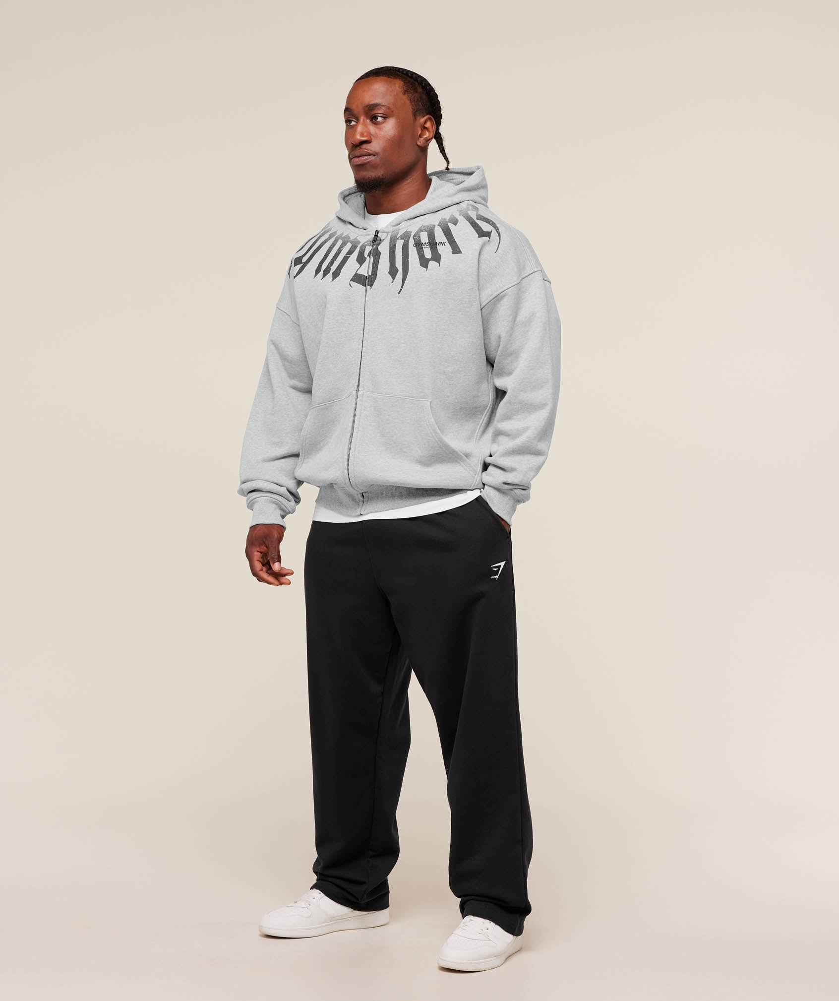 Fade Graphic Zip Up Hoodie - Image 6