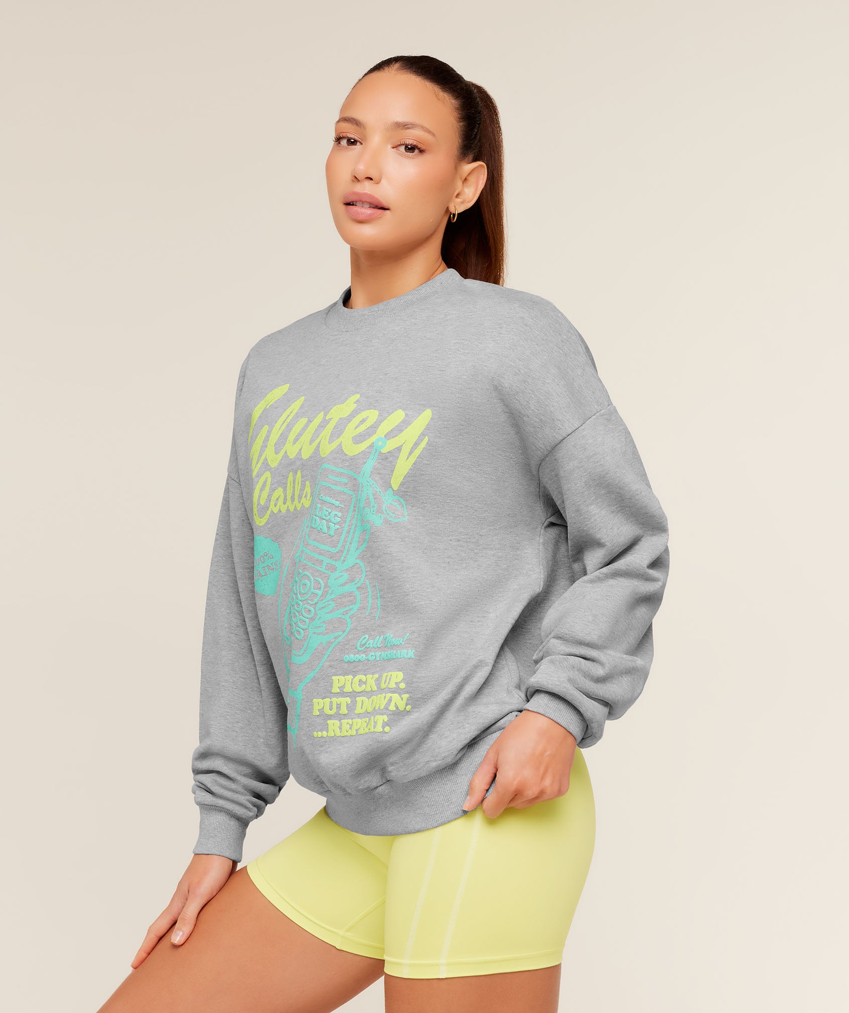 Glutey Calls Graphic Sweatshirt - Image 3