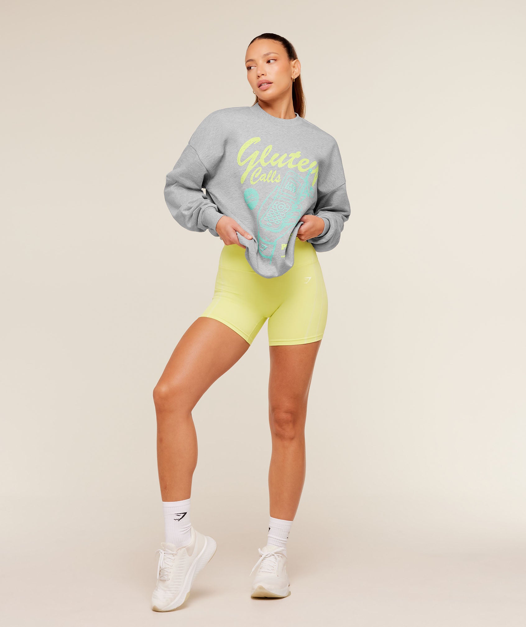 Glutey Calls Graphic Sweatshirt - Image 4