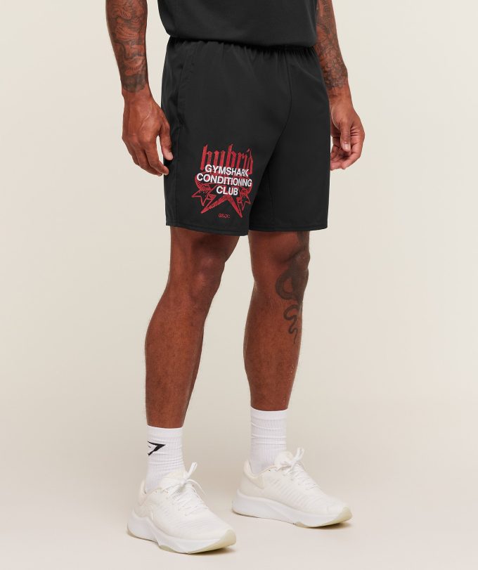 Hybrid Graphic 7" Shorts