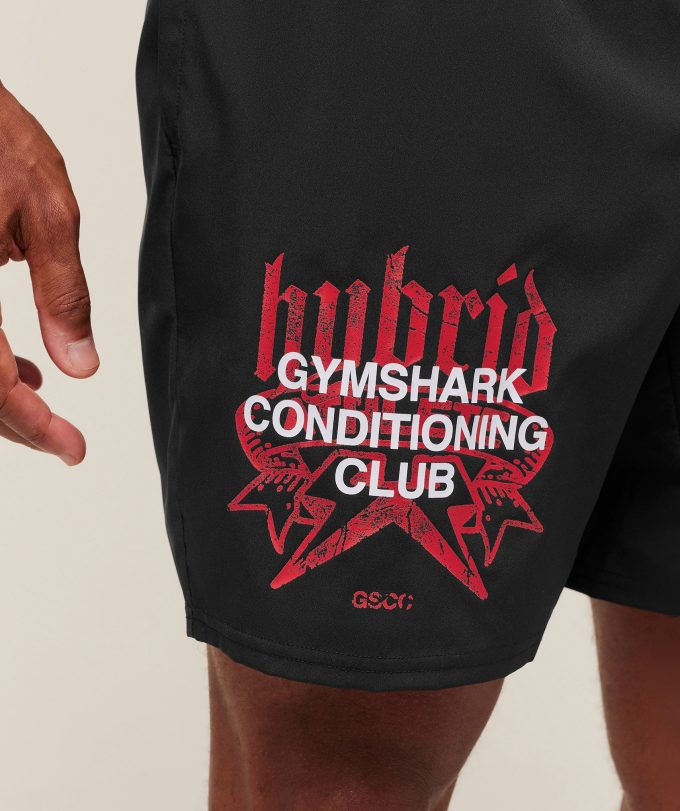 Hybrid Graphic 7" Shorts