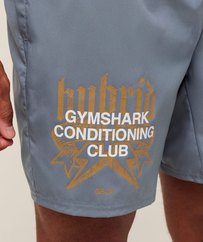 Hybrid Graphic 7" Shorts