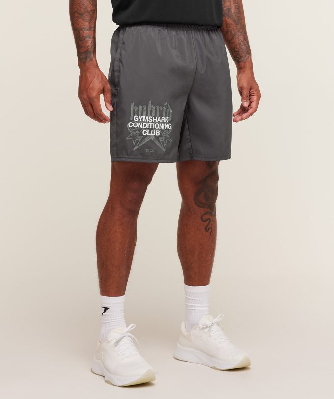 Hybrid Graphic 7" Shorts
