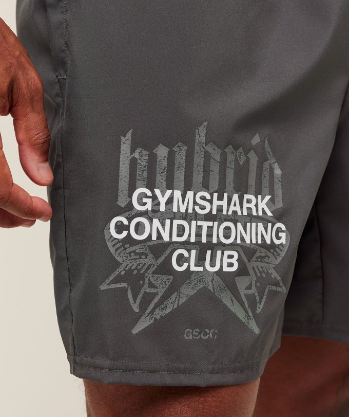 Hybrid Graphic 7" Shorts