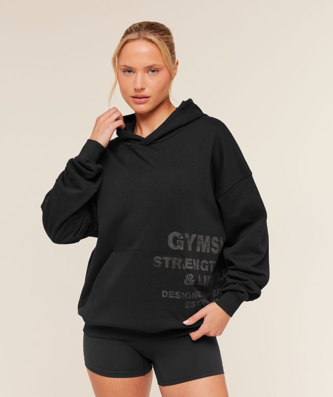 Stacked Graphic Hoodie