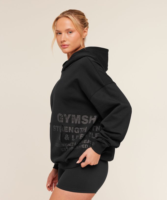 Stacked Graphic Hoodie