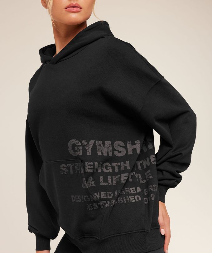 Stacked Graphic Hoodie