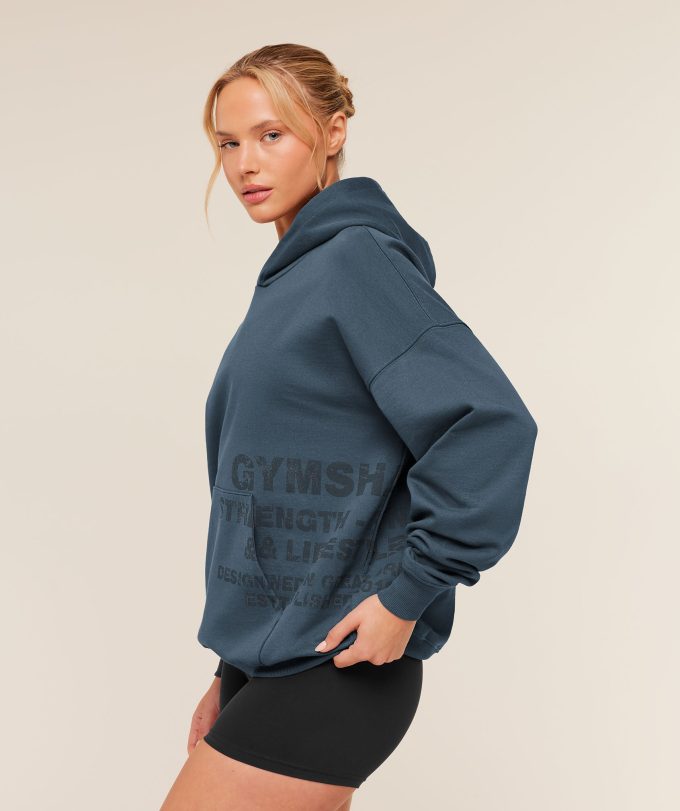 Stacked Graphic Hoodie