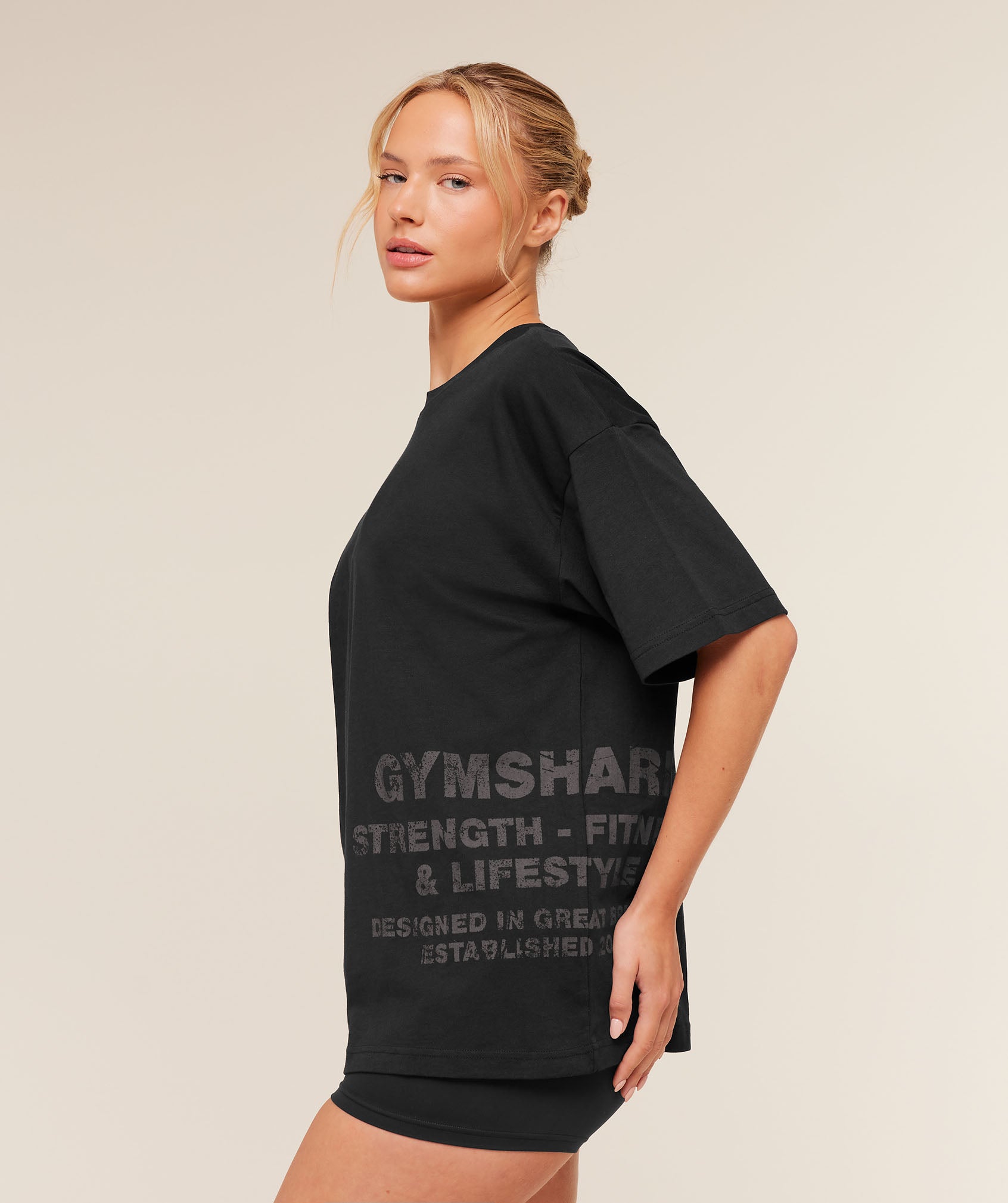 Stacked Graphic Short Sleeve T-Shirt - Image 3