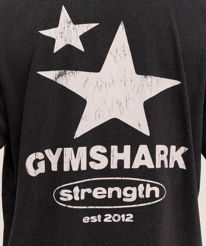 Strength Stars Washed Graphic T-Shirt