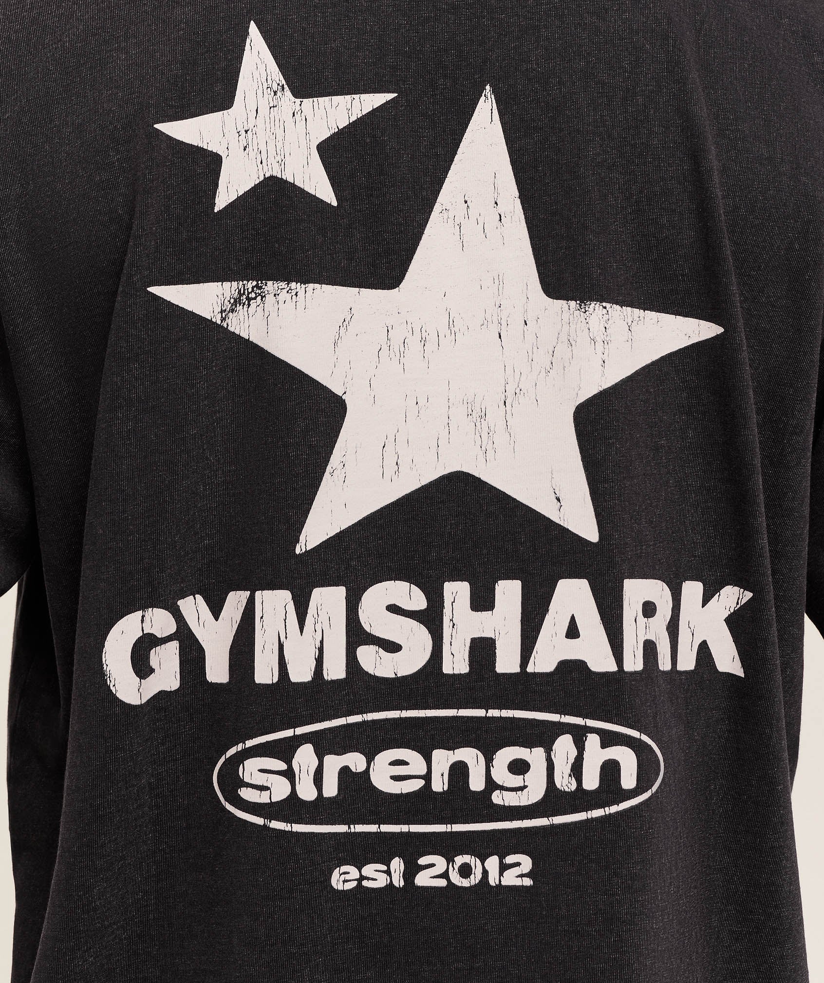Strength Stars Washed Graphic T-Shirt - Image 4
