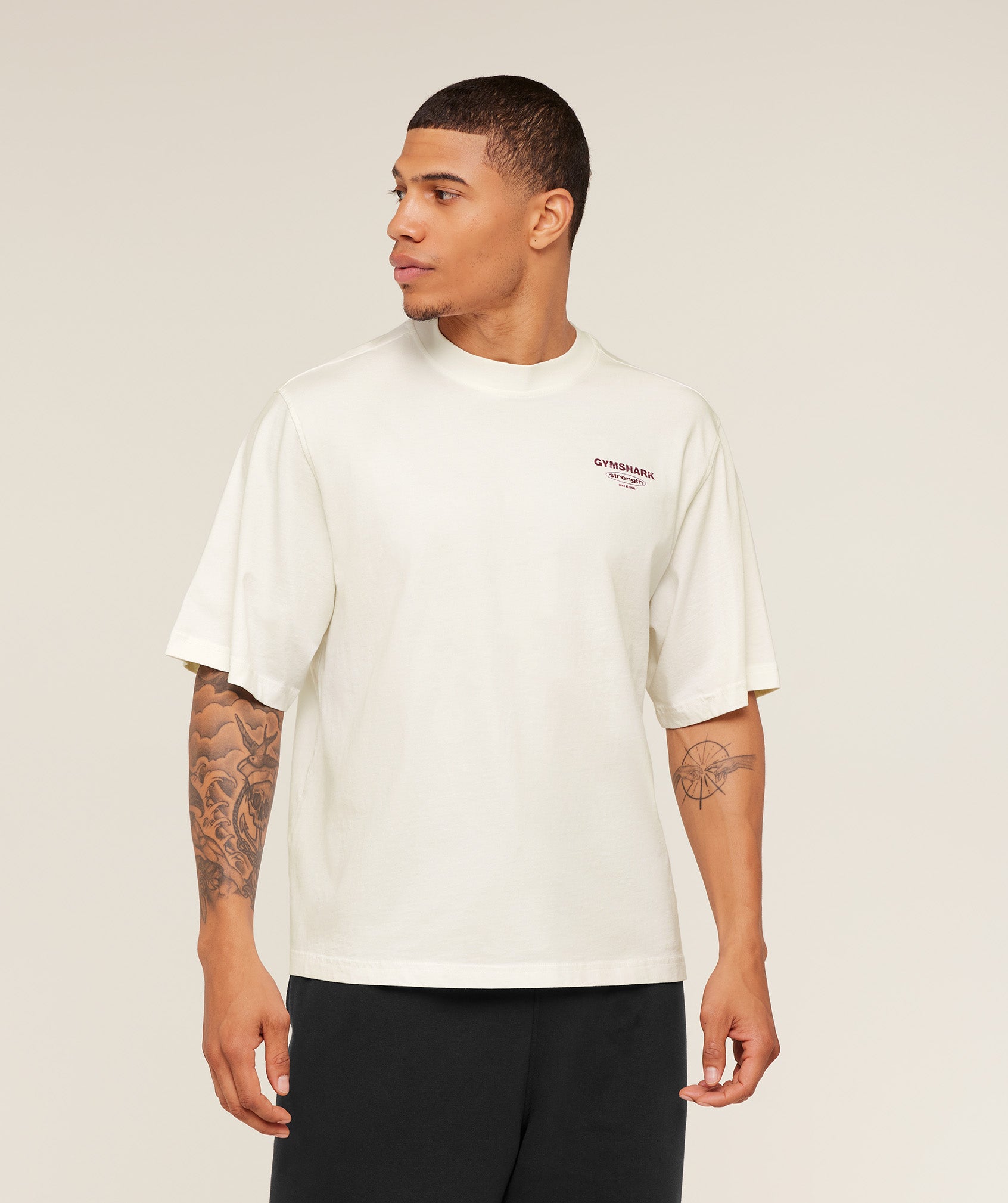 Strength Stars Washed Graphic T-Shirt - Image 2