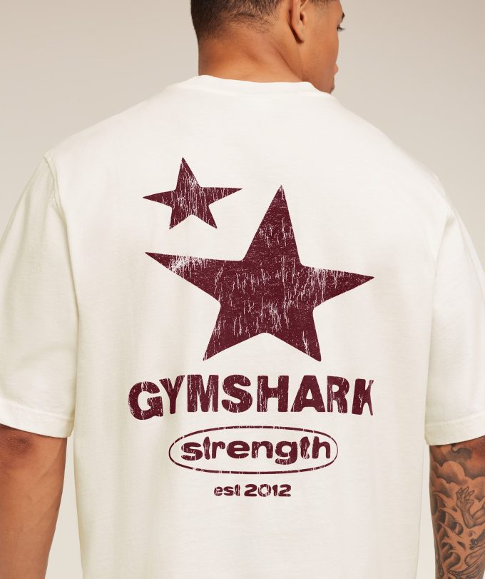 Strength Stars Washed Graphic T-Shirt