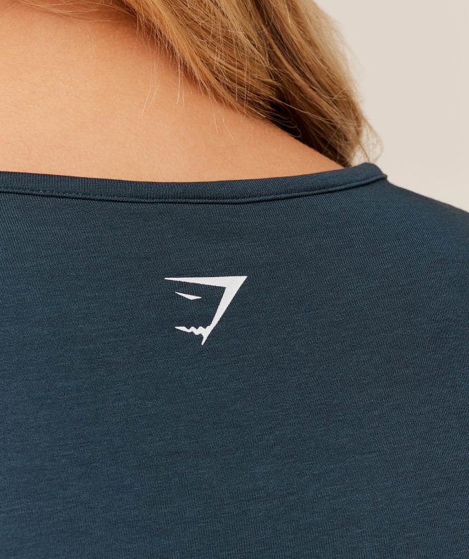 Worn Crest Graphic Baby Tee
