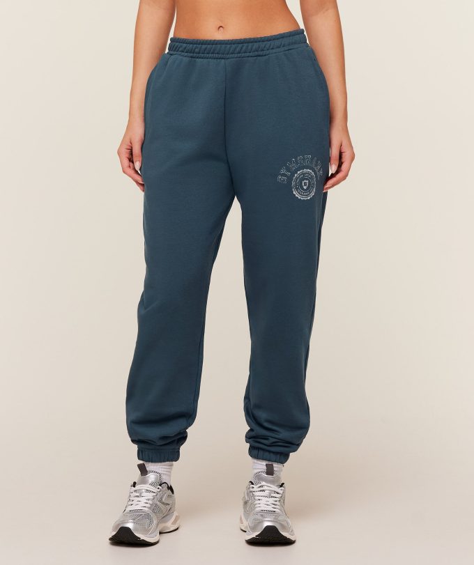 Worn Crest Graphic Joggers