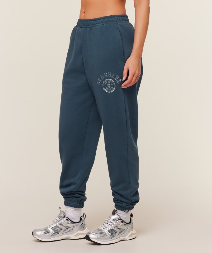 Worn Crest Graphic Joggers