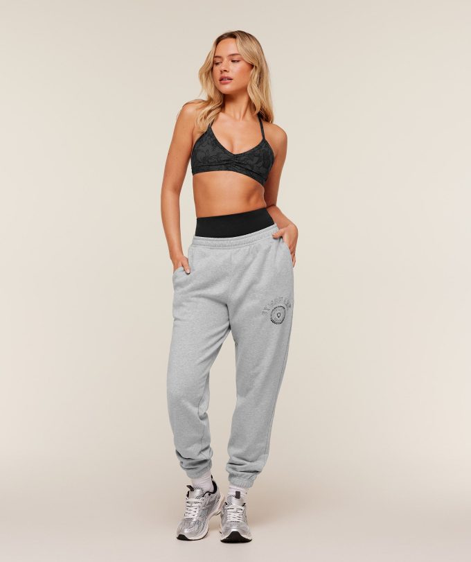 Worn Crest Graphic Joggers