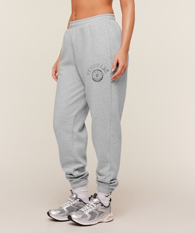 Worn Crest Graphic Joggers