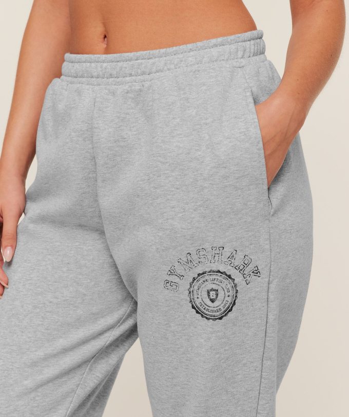 Worn Crest Graphic Joggers