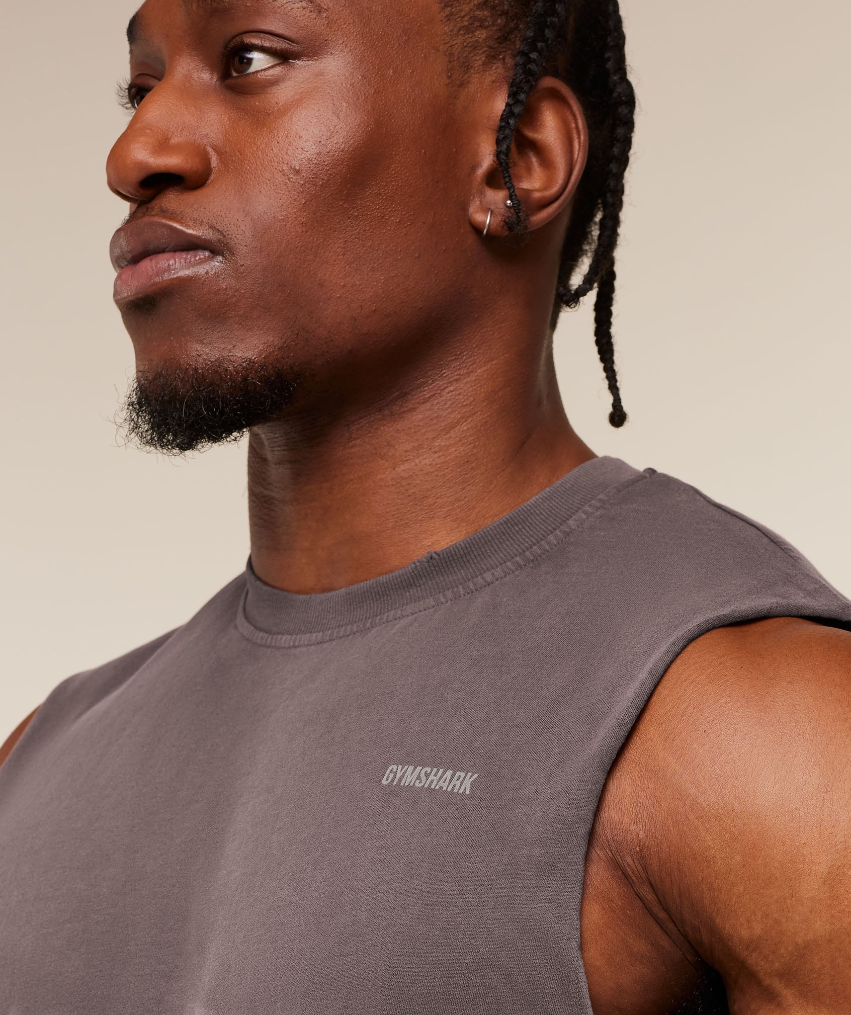Gymshark x CBUM Washed Sleeveless T-Shirt - Image 9