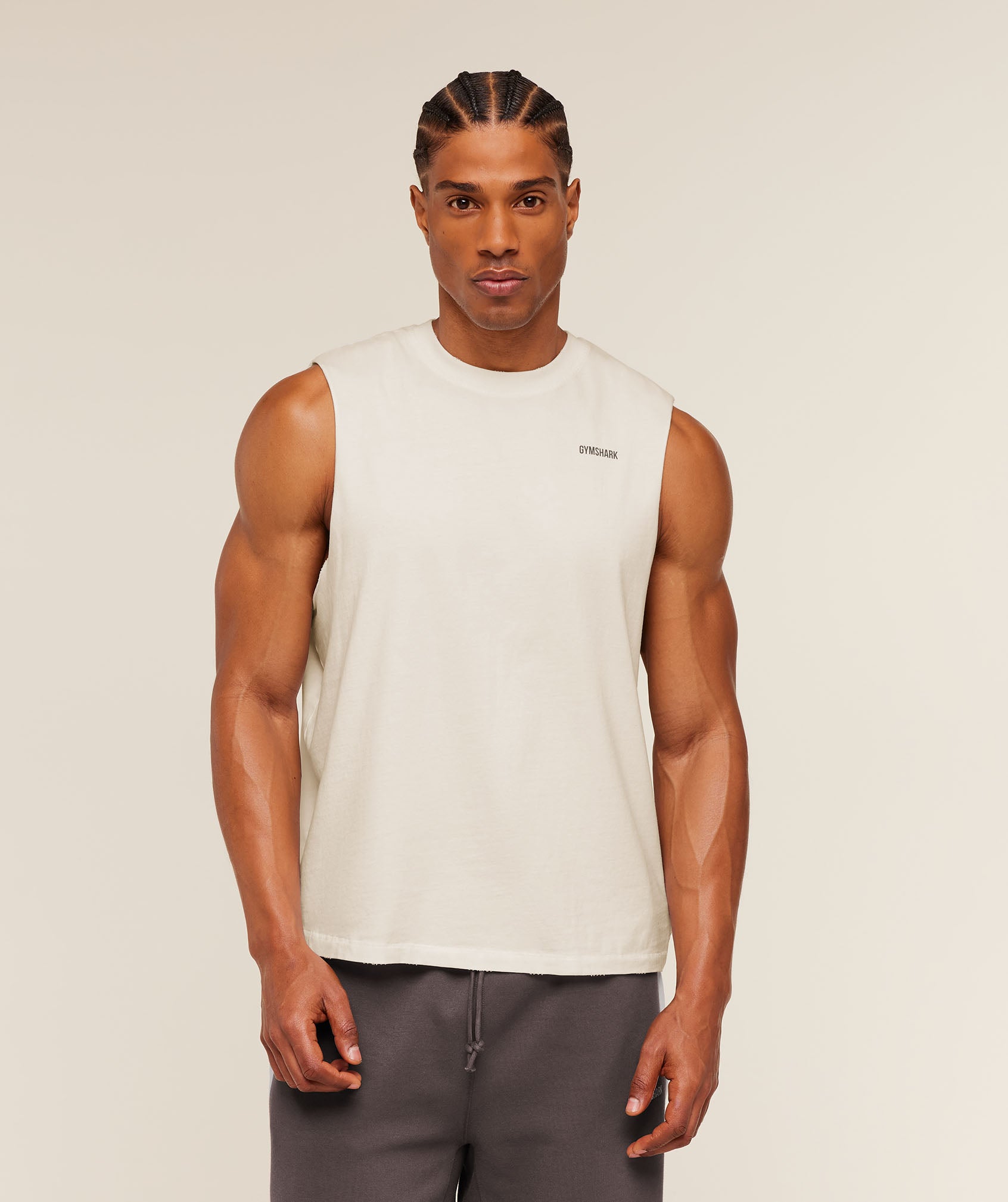 Gymshark x CBUM Washed Sleeveless T-Shirt - Image 3