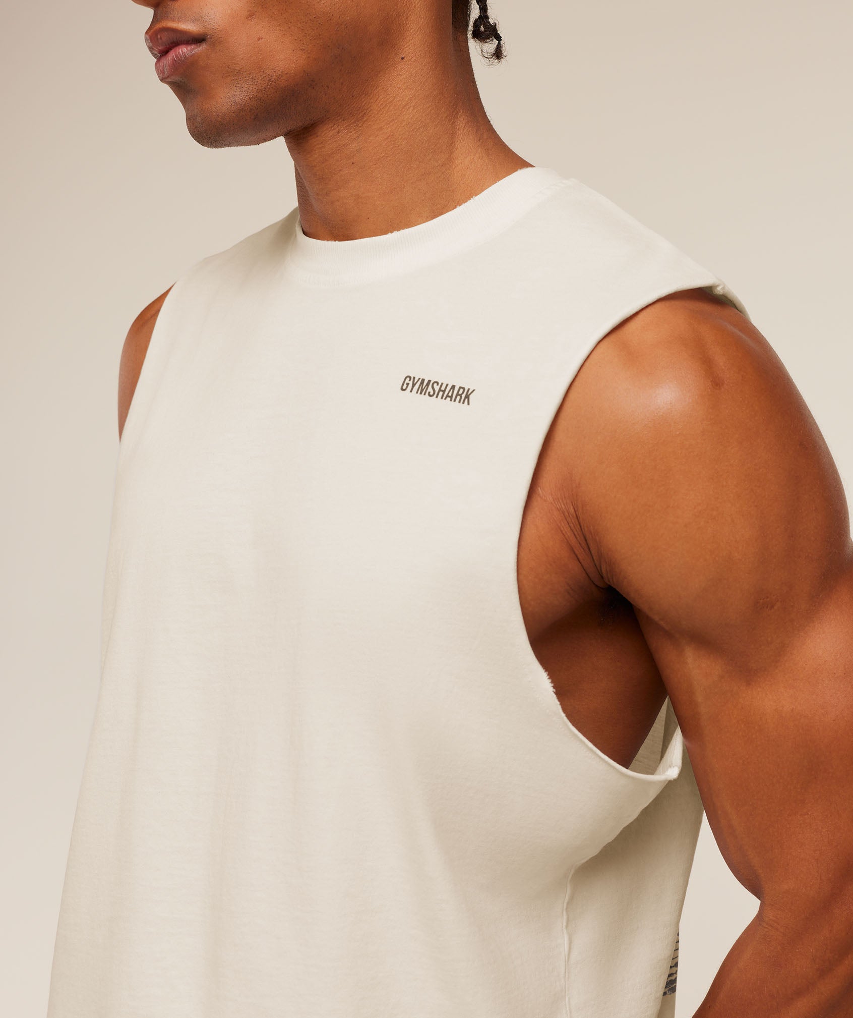 Gymshark x CBUM Washed Sleeveless T-Shirt - Image 8