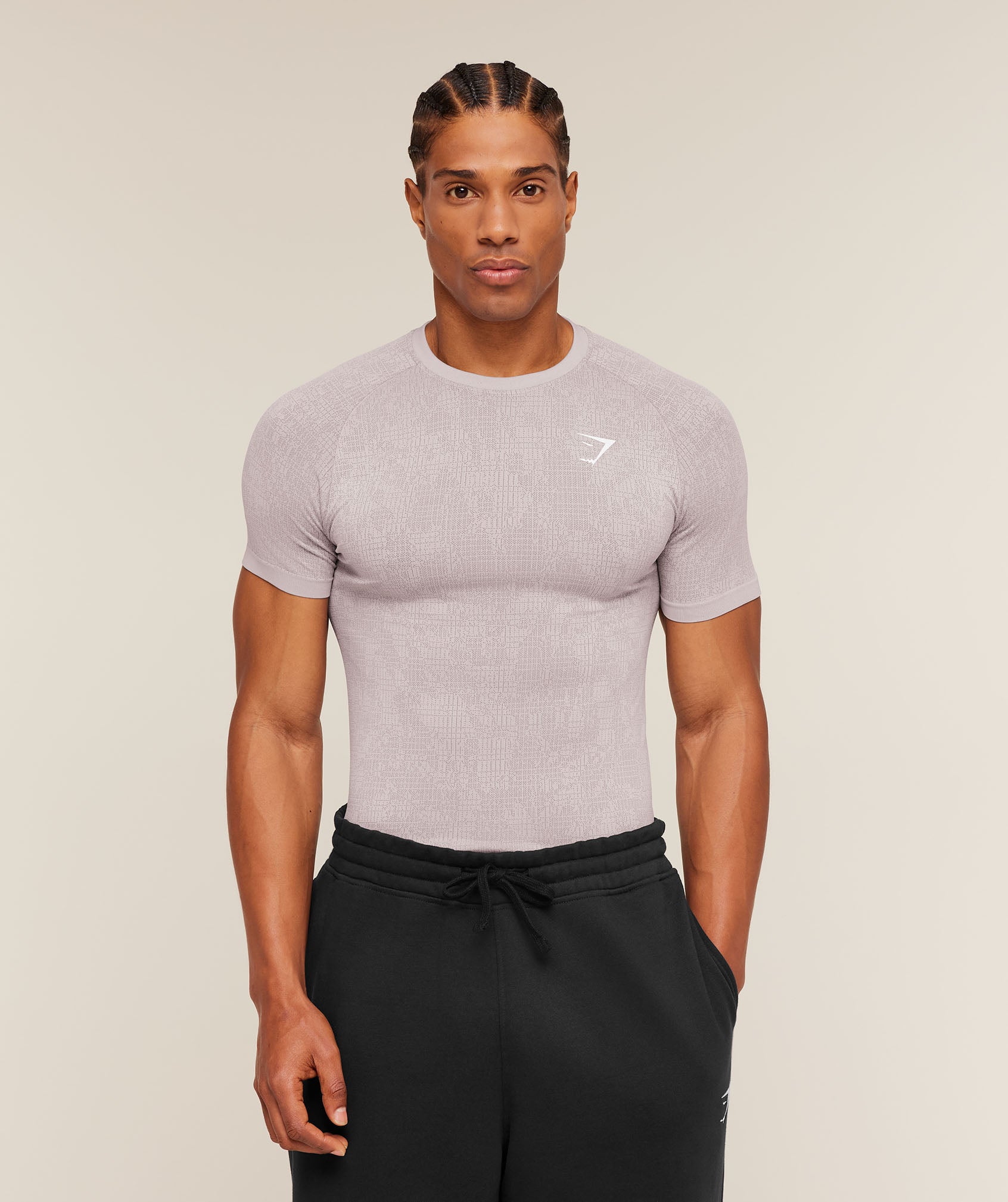 Geo Seamless Grid T-Shirt - Image 3