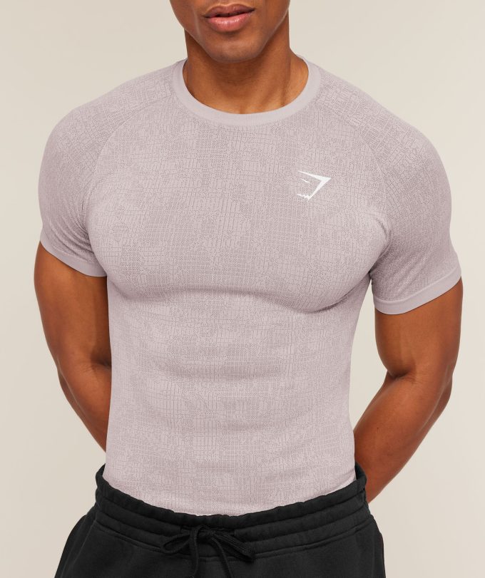 Geo Seamless Grid T-Shirt