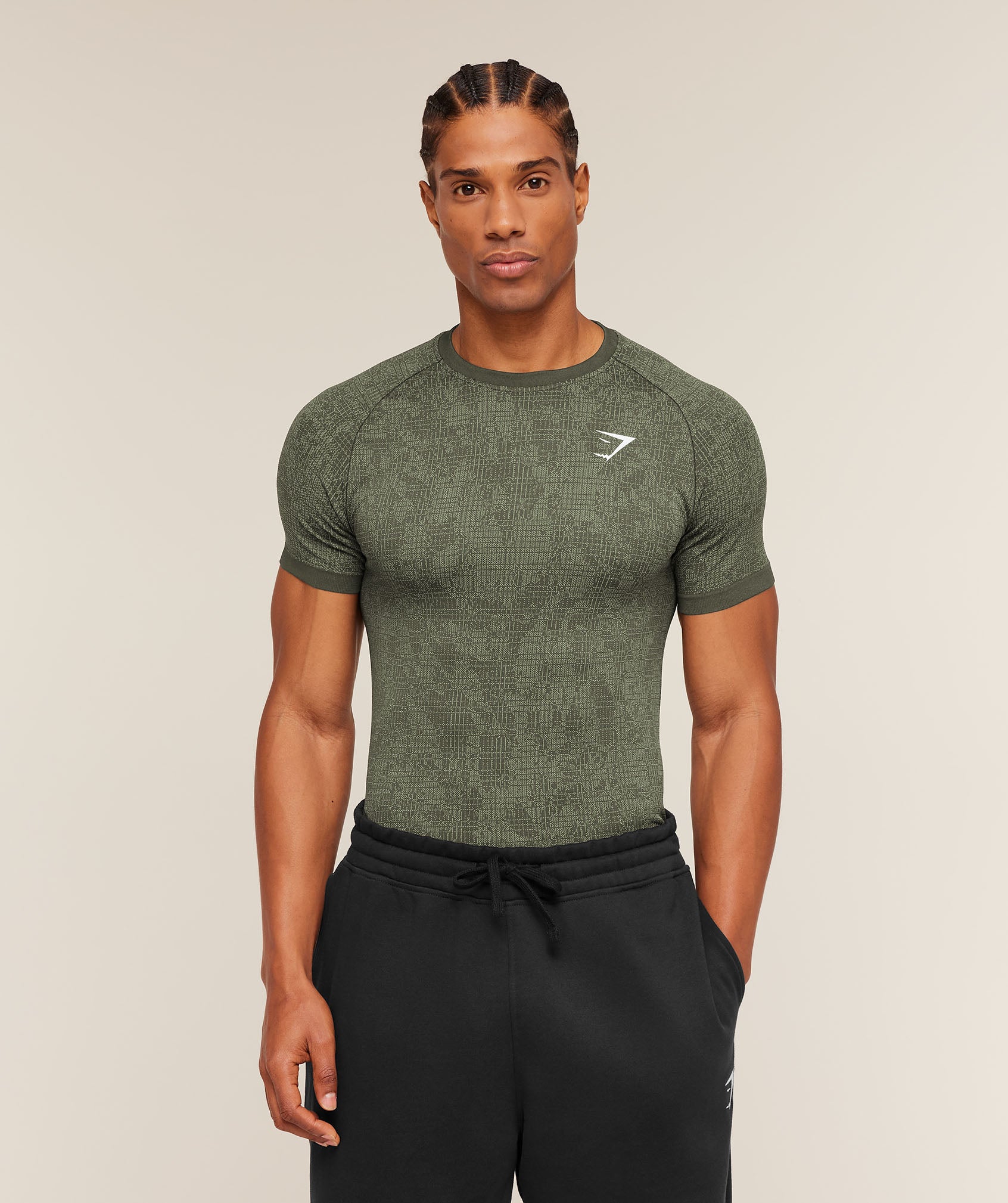 Geo Seamless Grid T-Shirt - Image 3