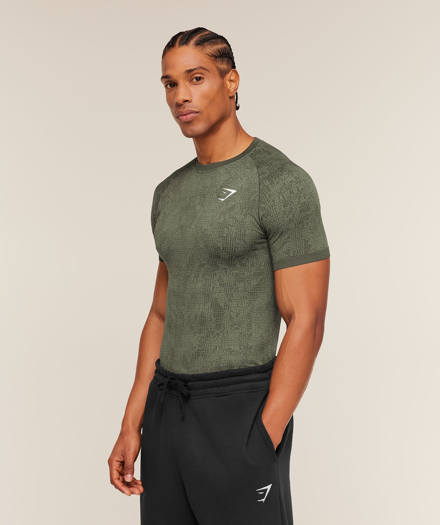 Geo Seamless Grid T-Shirt - Image 4