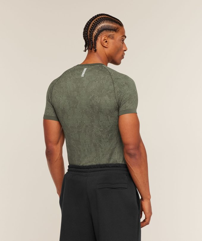 Geo Seamless Grid T-Shirt