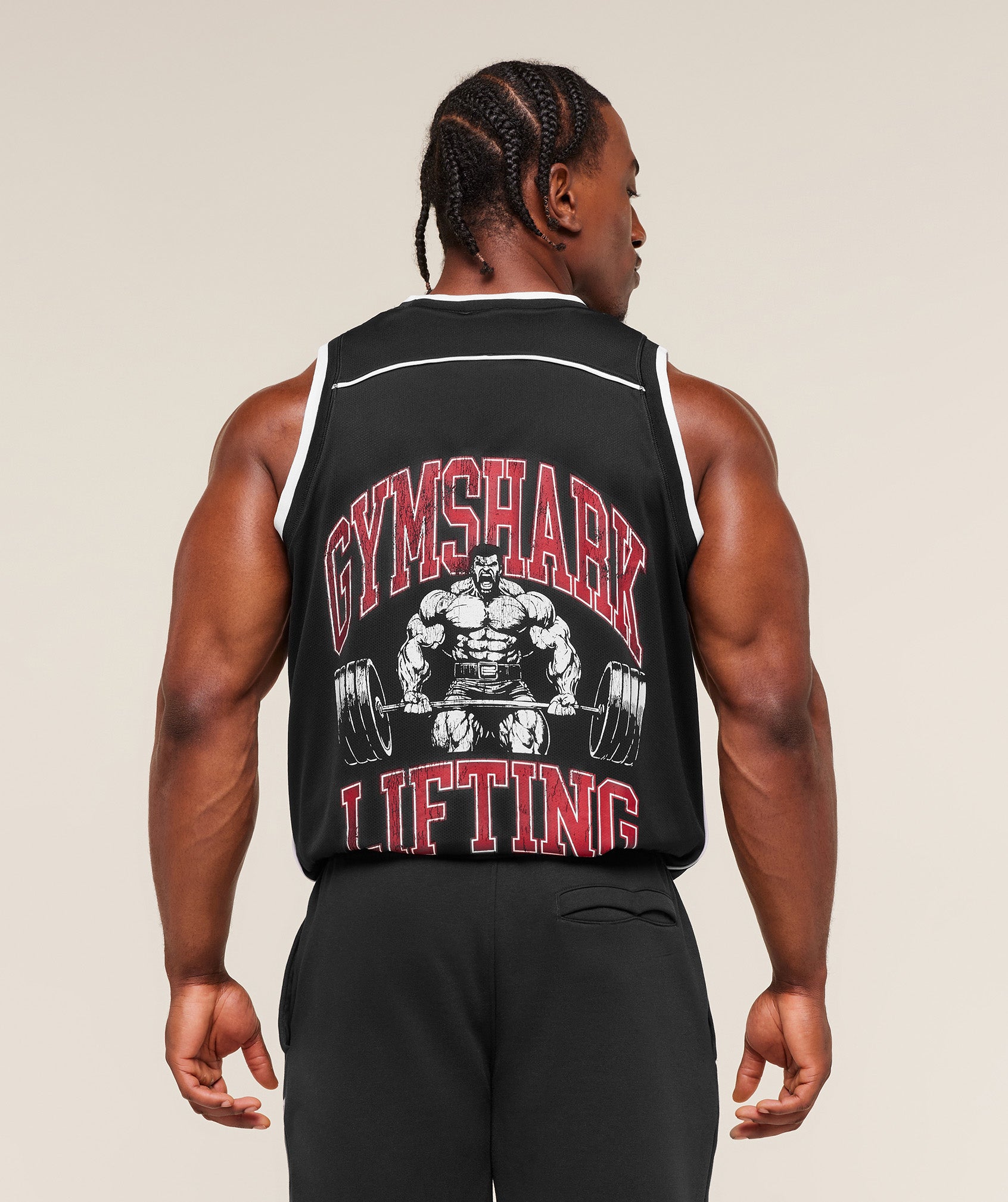 Graphic Basketball Mesh Tank - Image 5