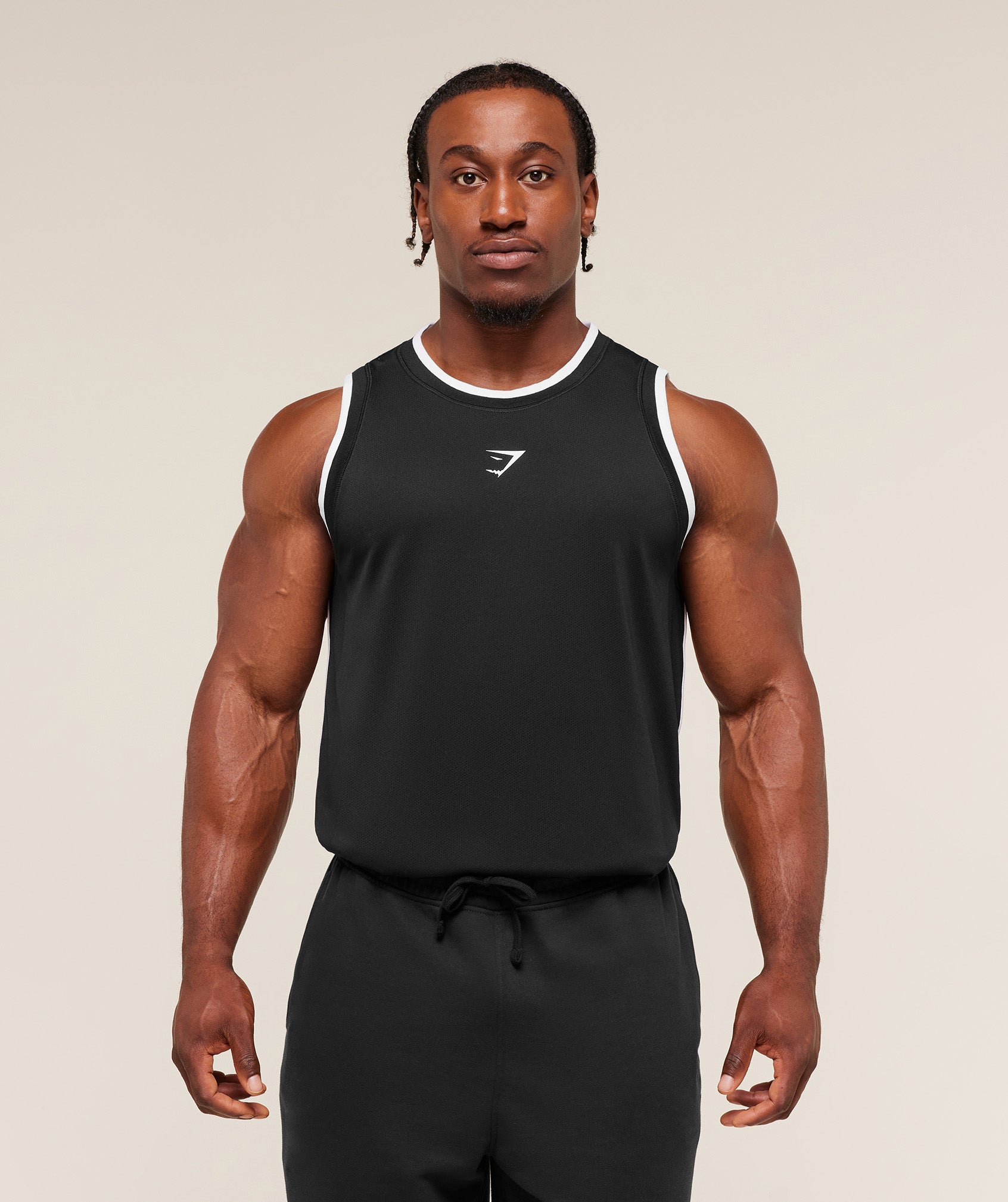 Graphic Basketball Mesh Tank - Image 2