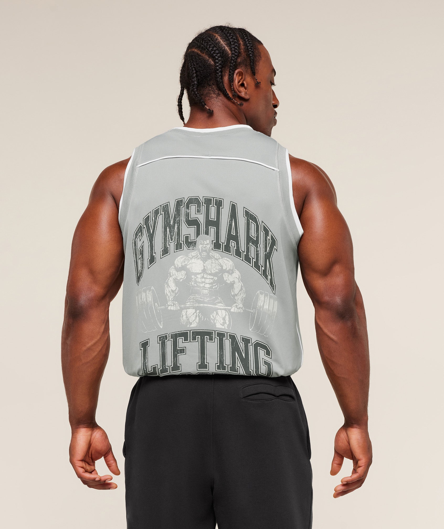Graphic Basketball Mesh Tank - Image 8