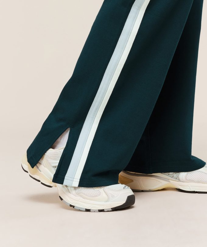 Piping Wide Leg Pants