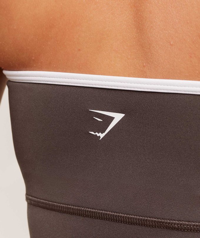 Piping Bandeau With Shelf