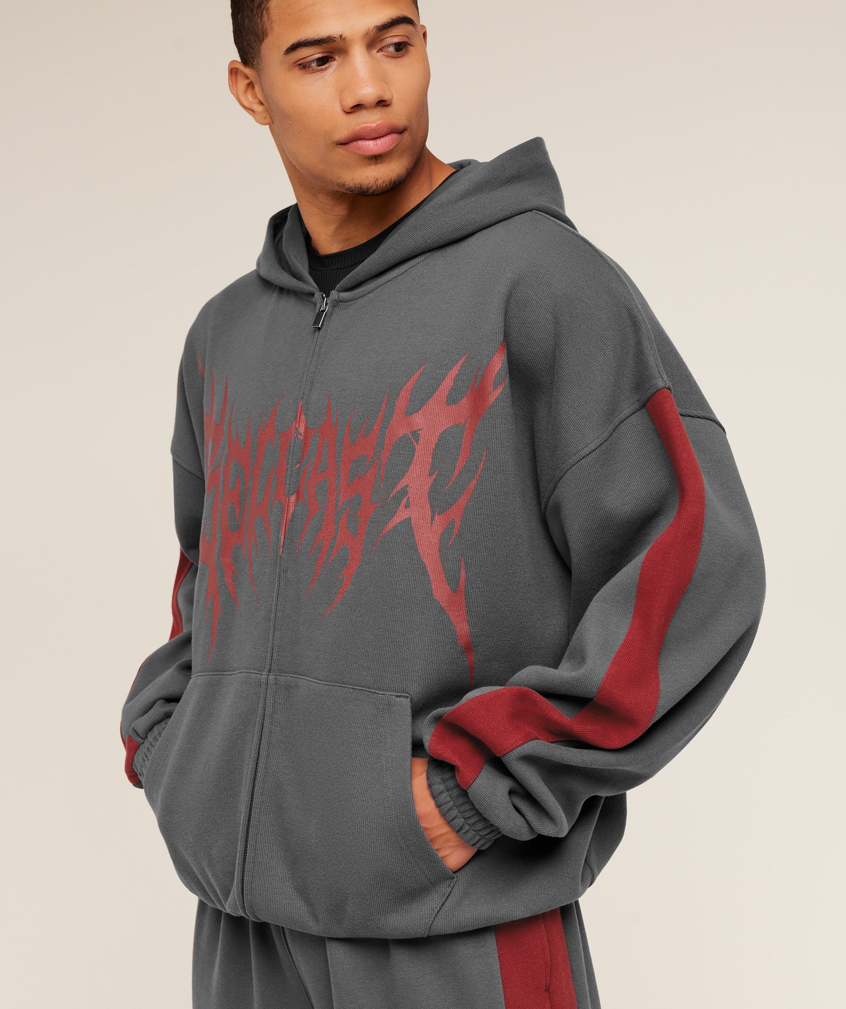 Gymshark x Carlos Belcast Zip Up Hoodie - Image 3