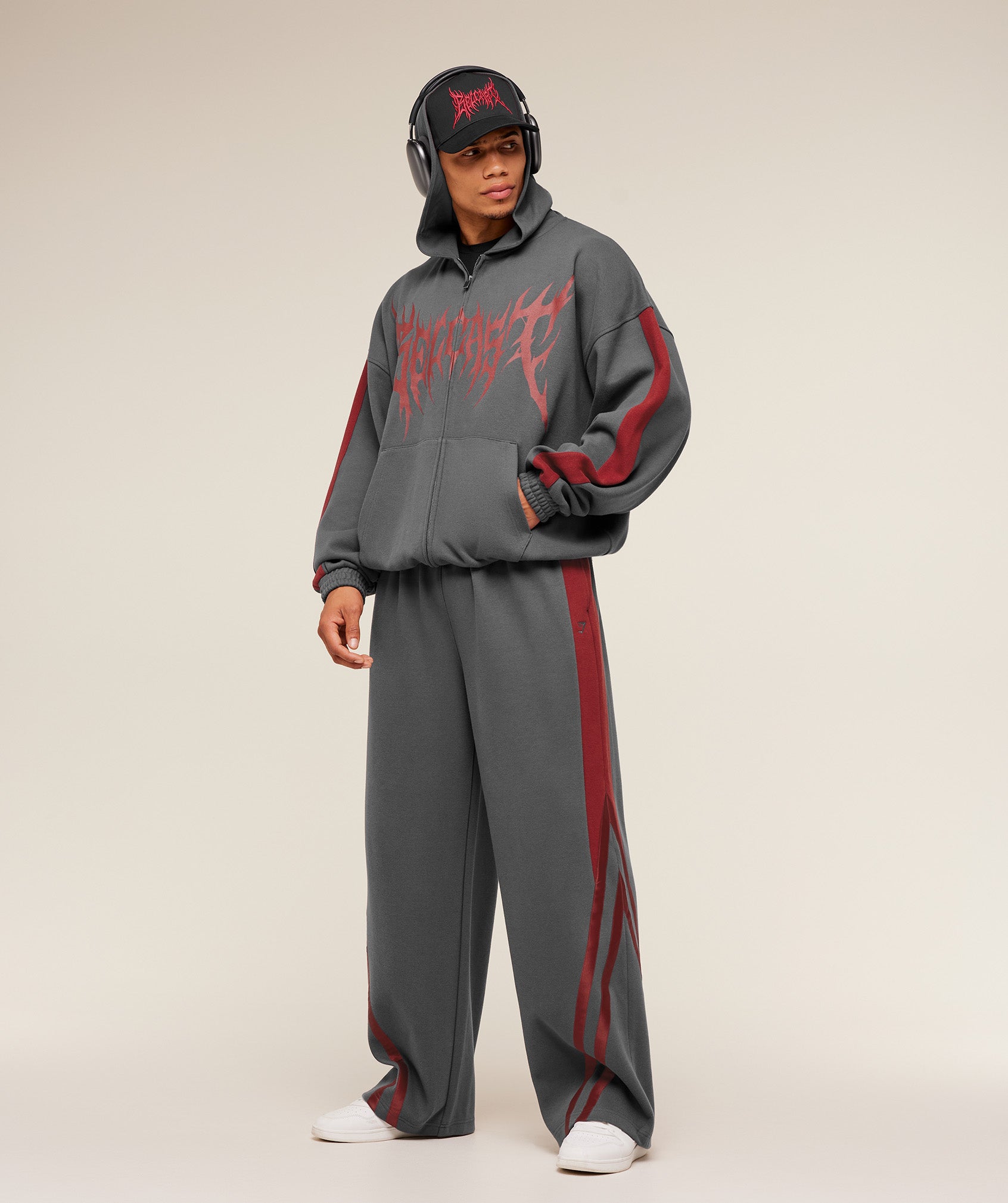 Gymshark x Carlos Belcast Zip Up Hoodie - Image 5