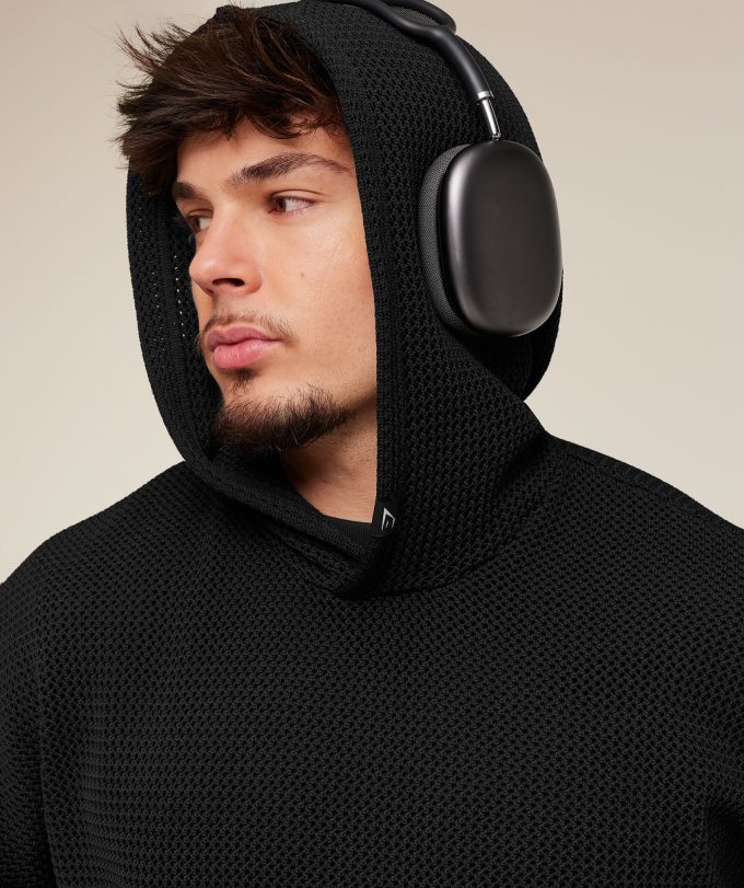 Collective Crochet Style Hoodie