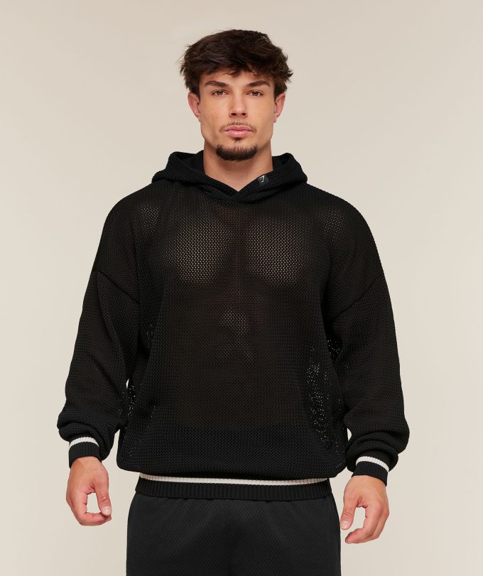 Collective Crochet Style Hoodie