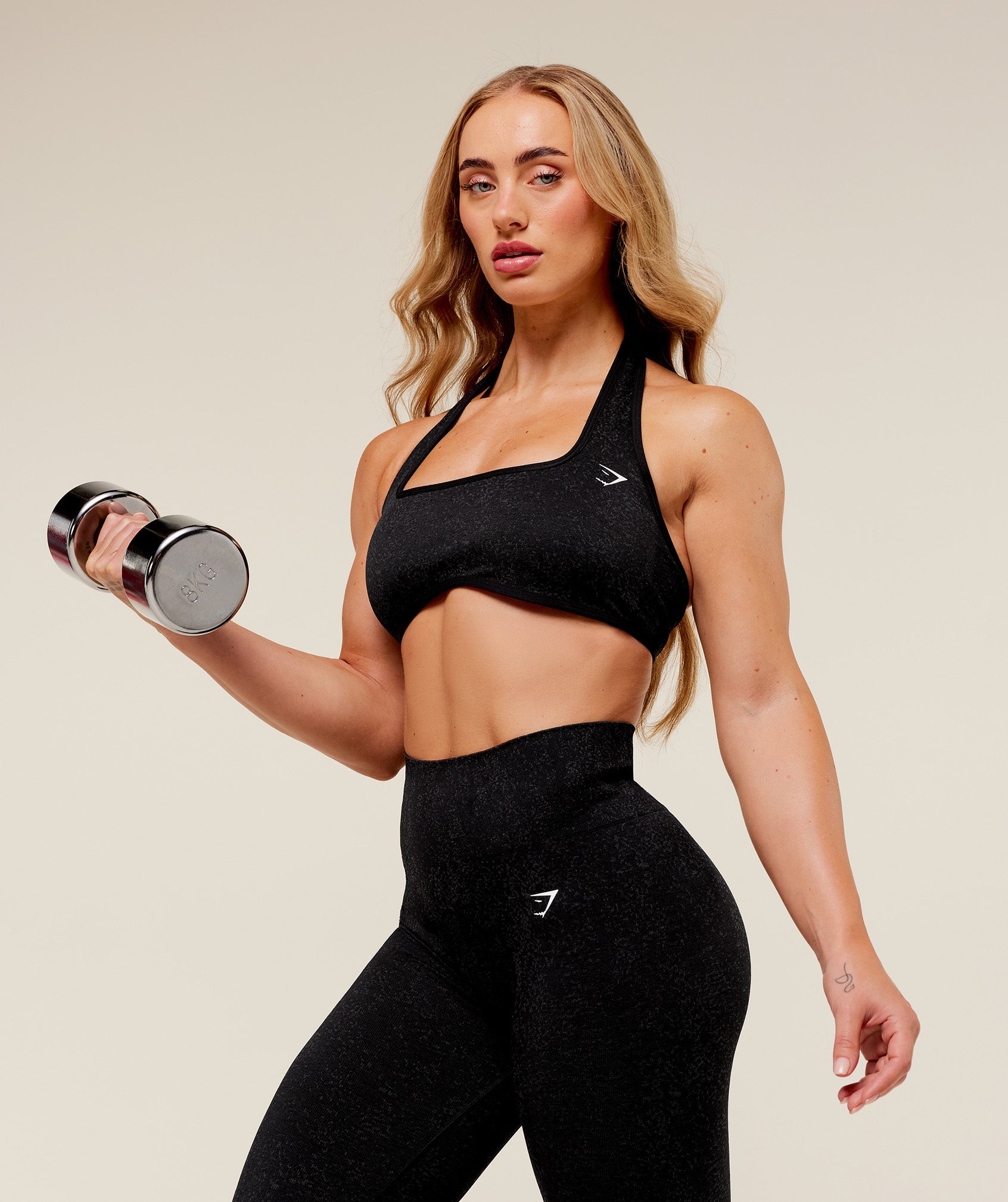 Adapt Fleck x Whitney Halterneck Sports Bra - Image 5