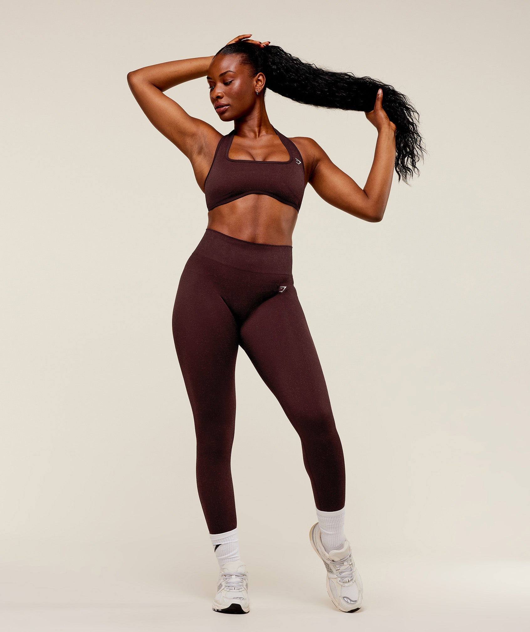 Adapt Fleck x Whitney Halterneck Sports Bra - Image 7