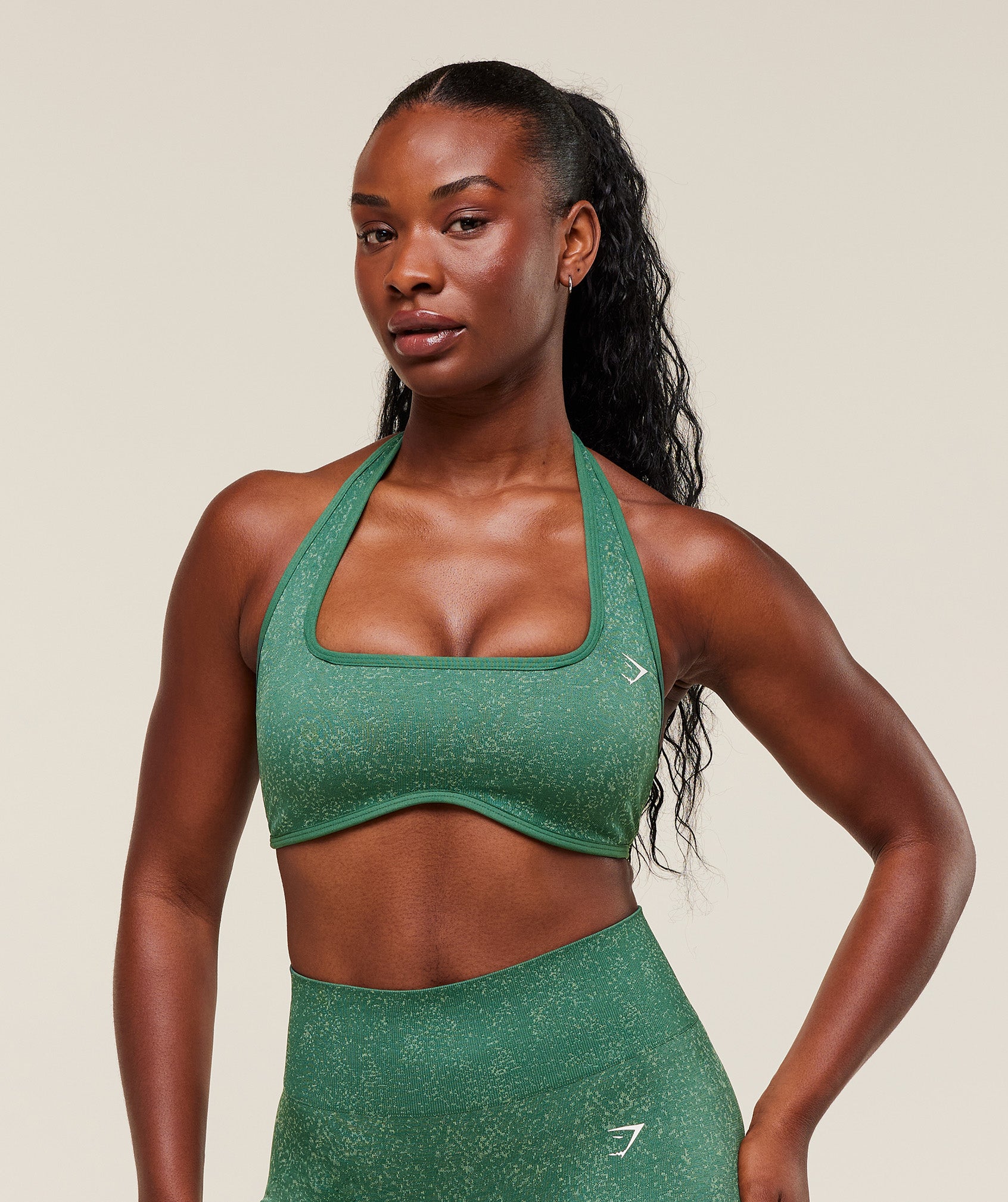 Adapt Fleck x Whitney Halterneck Sports Bra - Image 8