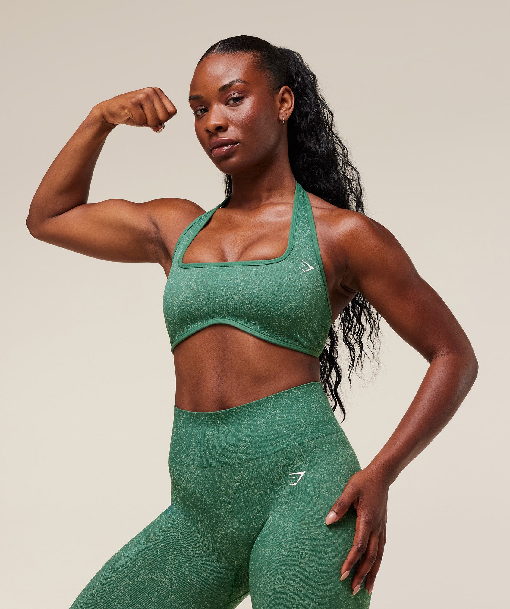 Adapt Fleck x Whitney Halterneck Sports Bra - Image 6