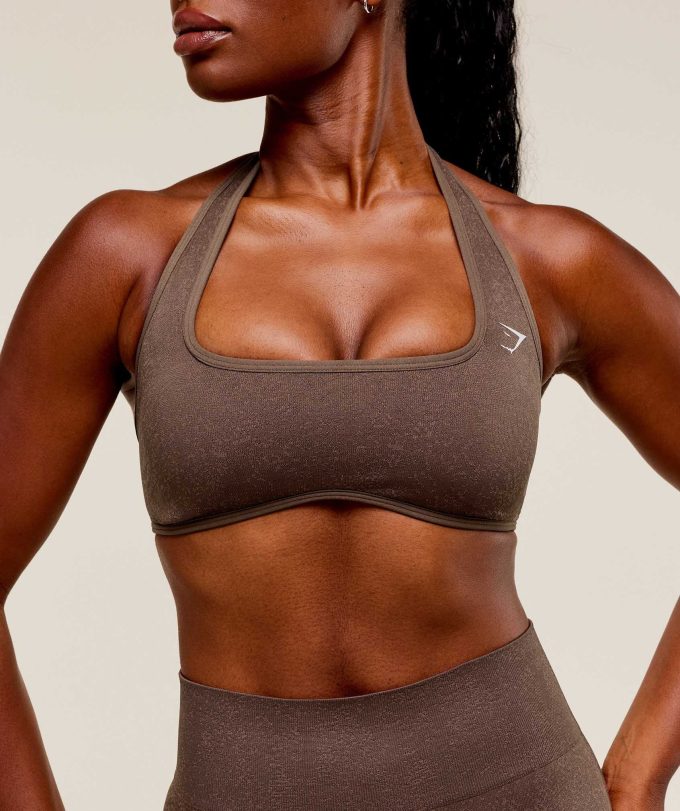 Adapt Fleck x Whitney Halterneck Sports Bra