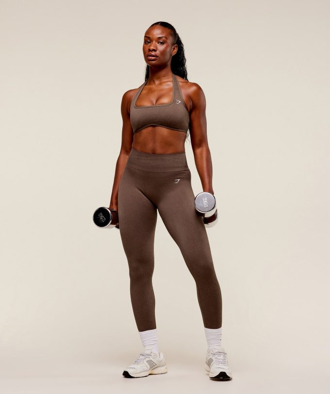 Adapt Fleck x Whitney Halterneck Sports Bra